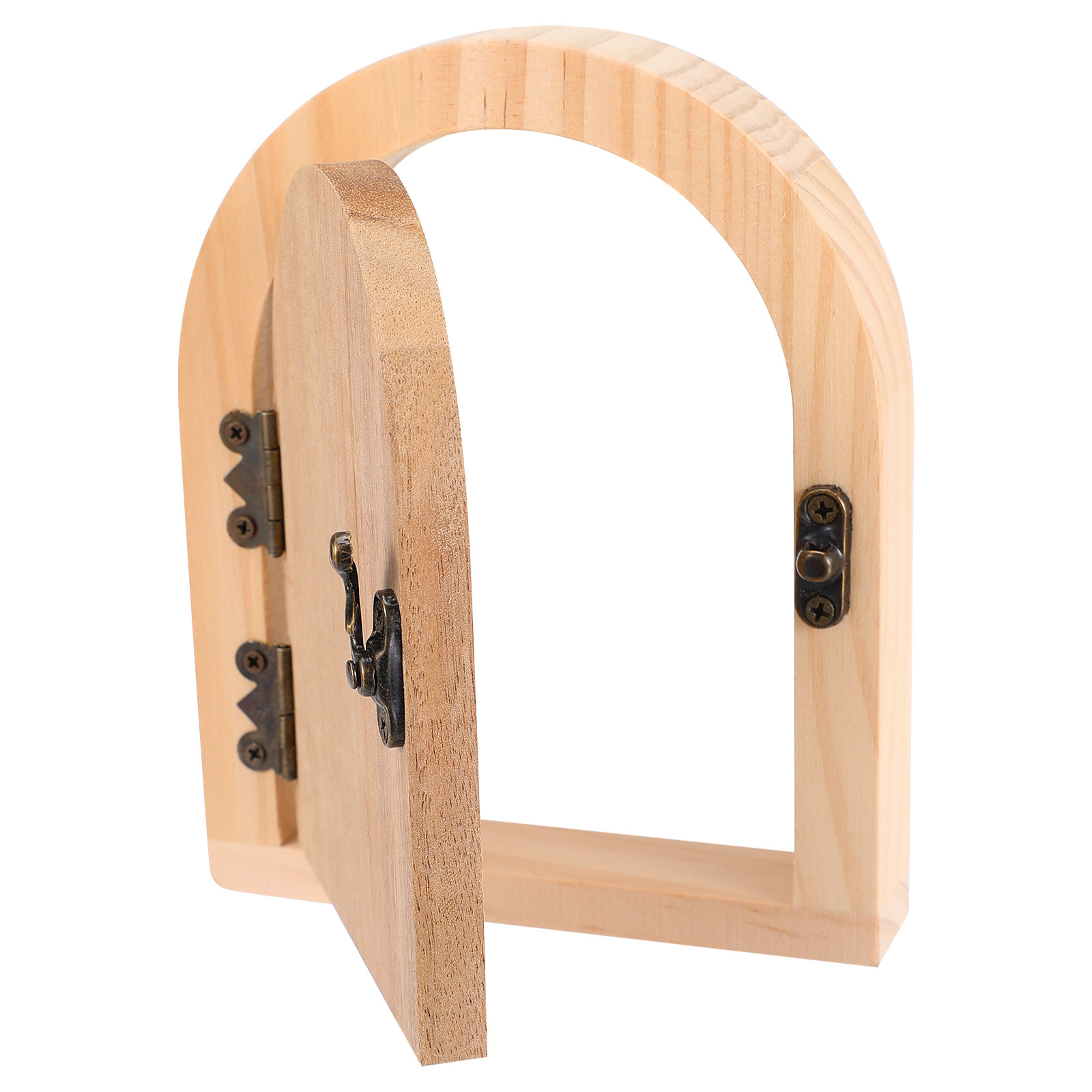 Outlet Cover Baby - Holz-Steckdosenabdeckung im Feen-Tür-Design, kindersicher, elektrische Sicherheitsplatte,