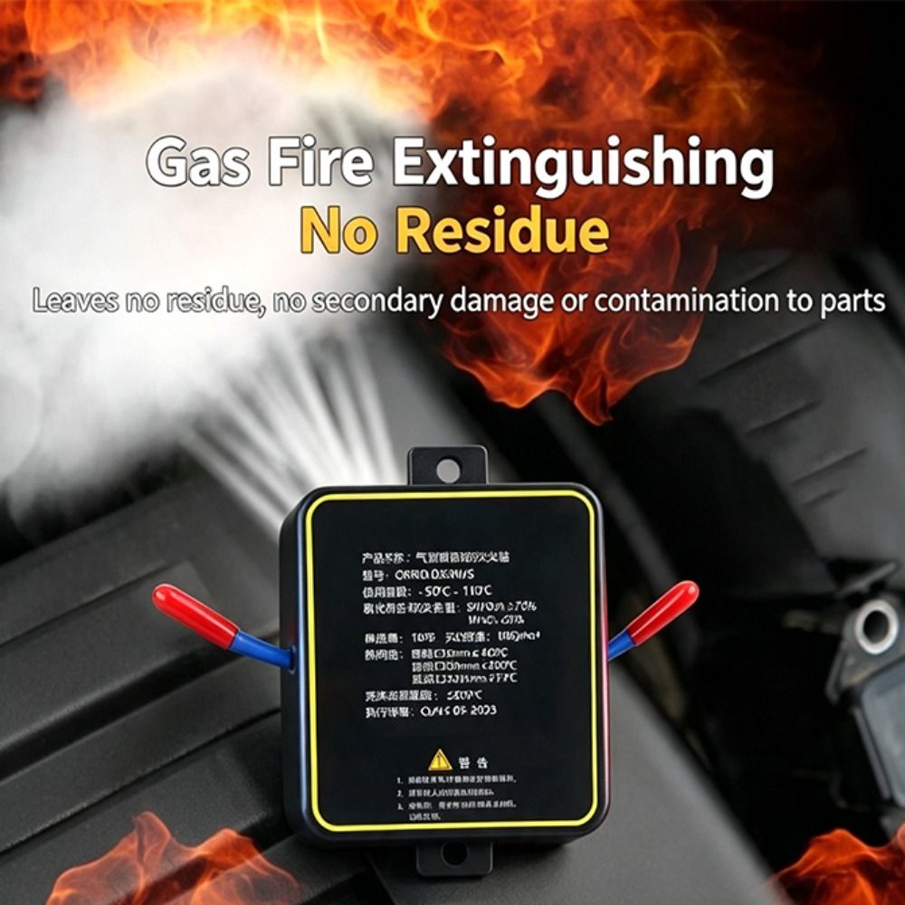Fire Extinguisher Small - 30g Aerosol Automatischer Heiß-Aerosol-Feuerlöschsticker Selbstaktivierendes Feuerlöschgerät