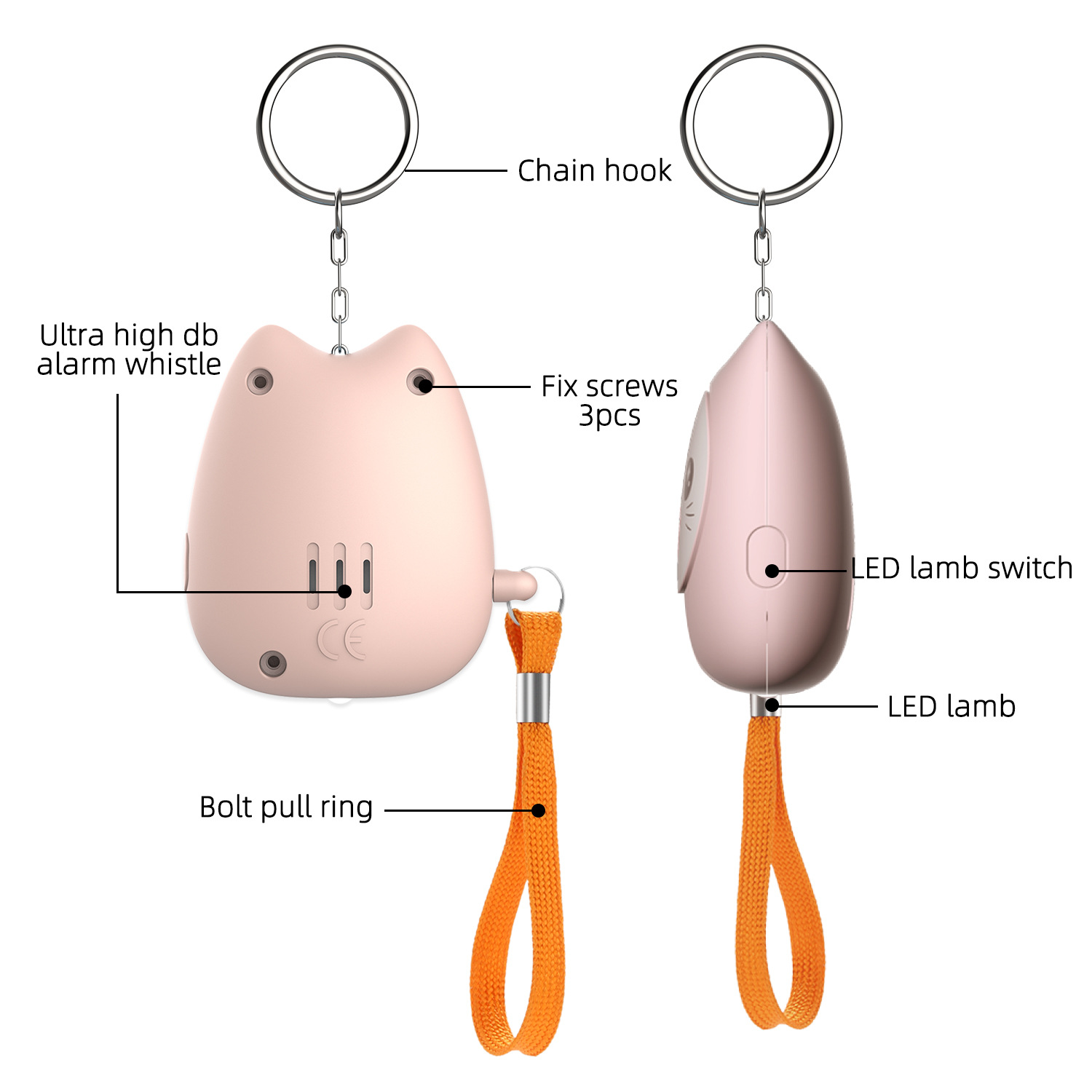2025 Neuer persönlicher Alarm, – Personal Alarm Keychain Bewertung und Preis
